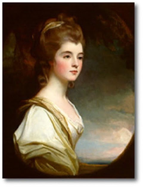 Éste es un retrato de lady Elizabeth Leveson-Gower, condesa de Sutherland