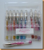 glitter gel pen in pack