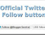 Adding official Twitter follow button to Blogger