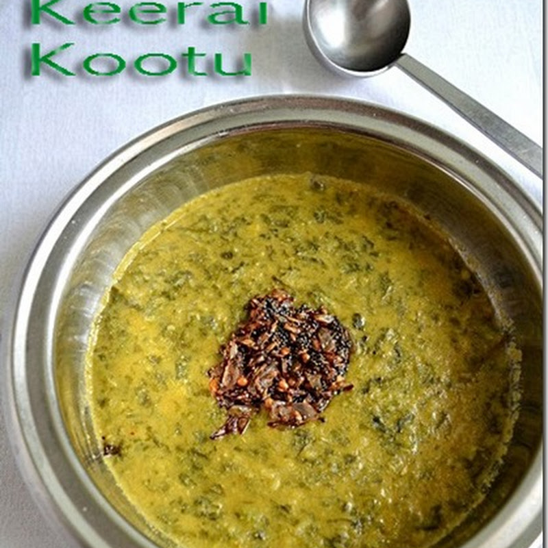 KEERAI KOOTU KOOTU RECIPE Chitra's Food Book