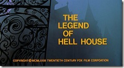The Legend of Hell House Title