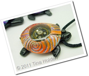 Orange  Turtle by Tina Holden