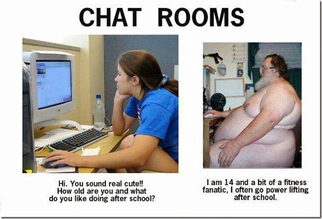 reality of chat rooms-funny joke