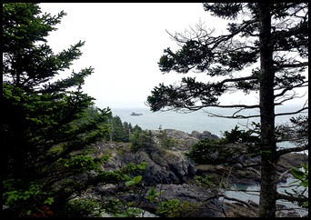 04k6  -  Hike - Trailhead to Green Point - Seaweed Covered Rocks