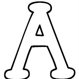 A LETTER A COLORING PAGES A