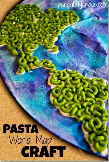 Learn geography by making a pasta map world map craft for kid from preschool and kindergarten through elementary school. Great for homeschool or school project. Learn geography by making a pasta map world map craft for kid from preschool and kindergarten through elementary school. Great for homeschool or school project.
