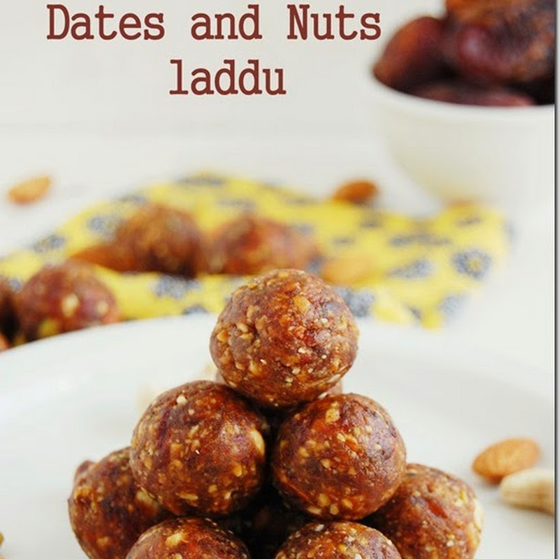 Dates and nuts laddu / dry fruits laddu