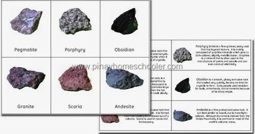 FREE Rock Learning Materials | The Pinay Homeschooler