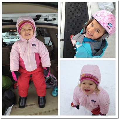 tenley's first ski trip
