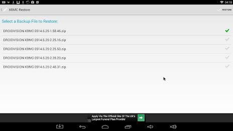 XBMC True Backup poster 6