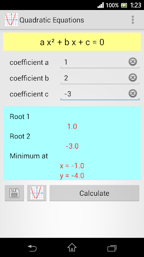 Quadratic equation