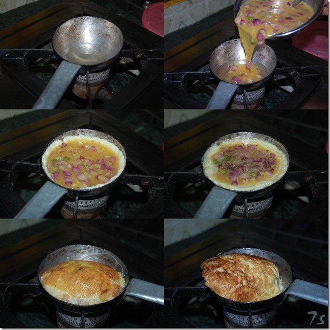karandi omelette process
