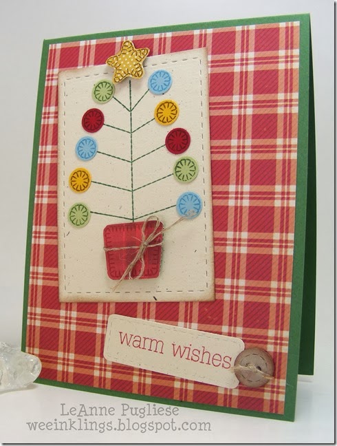 LeAnne Pugliese WeeInklings Merry Mondays 98 Christmas Card Waltzingmouse
