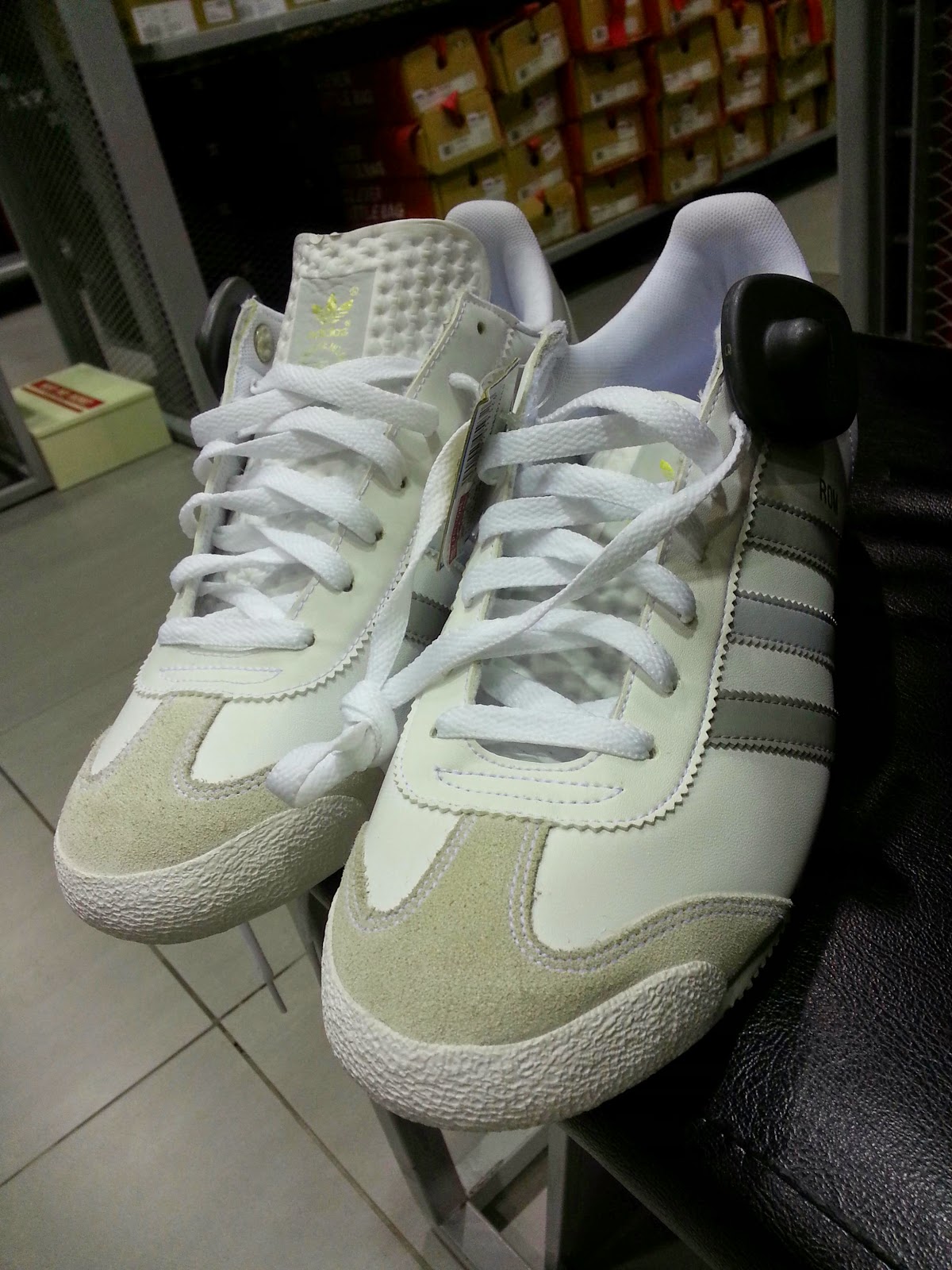 Jase Kicks: Adidas Rom White/Grey