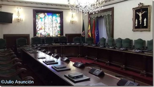 Salón de Plenos del Ayuntamiento de Pamplona