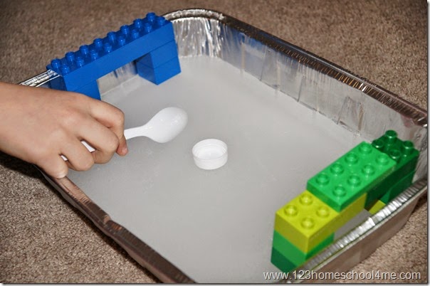 Frozen Water Ice Hokey Ring Kids Activity Frozen Water Ice Hokey Ring Kids Activity