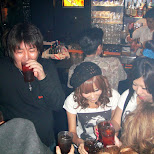 drinking games at star fire in Ginza, Japan 
