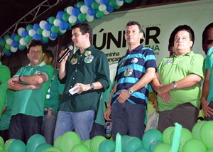 Goianinha - Júnior Rocha, Walter, Dison (ex-prefeito) e Berg (vice)