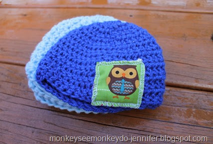 dark blue owl hat