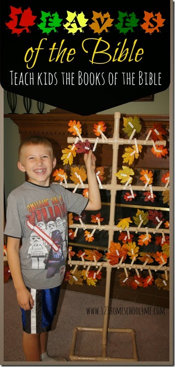 Leaves of the Bible - A fun way to teach kids the Books of the Bible in a hands on activity perfect for Sunday School Classes, Awana, VBS, and more. Leaves of the Bible - A fun way to teach kids the Books of the Bible in a hands on activity perfect for Sunday School Classes, Awana, VBS, and more.