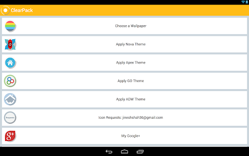 ClearPack (Nova|Apex|Go|ADW) - screenshot thumbnail