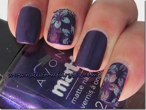flowers holographic stamping