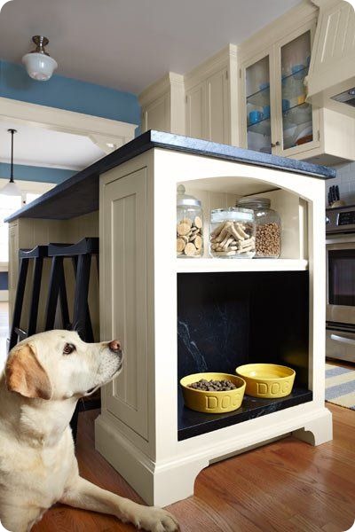 Ten Brilliant Ways To Hide Animal Bowls Thrifty Decor Diy And Organizing Ten Brilliant Ways To Hide Animal Bowls, Pet Food Storage Cabinet With Bowls And Shelf