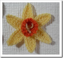 Attic 24 crochet daffodil