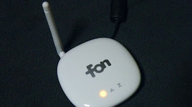 thumbnail fon 地球マークが点滅