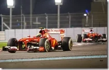 Massa davanti ad Alonso nel gran premio di Abu Dhabi 2013