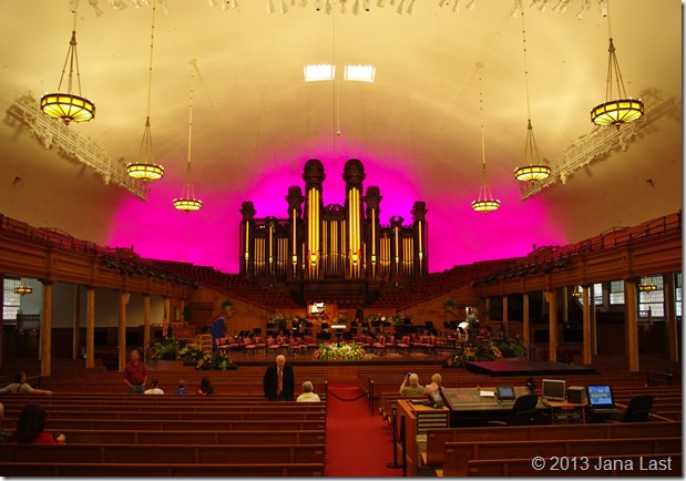 Inside the Salt Lake Tabernacle June 2011