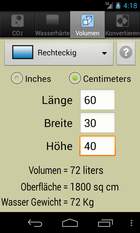 Aquarium Rechner – Android-Apps auf Google Play