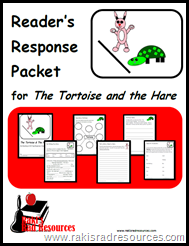 Tortoise and the Hare Reading Response Activity Packet
