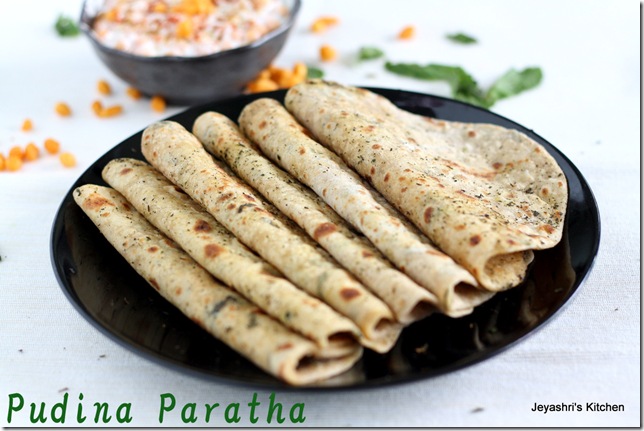 pudina paratha pudina paratha