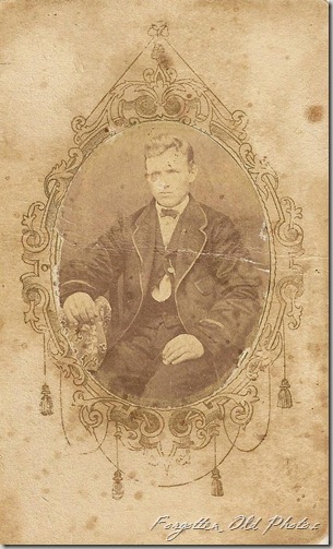 CdV marked My dad  Brainerd Antiques  very thin paper