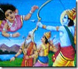 Rama defending the sages