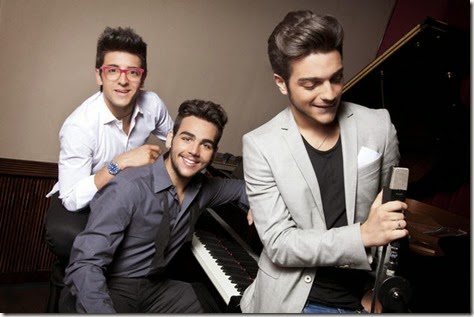 Shoot of the Opera trio Il Volo for their Christmas 2013 CD packaging. Photographed at Lionshare Studio.8255 Beverly Blvd. Suite 219. Los Angeles, CA 90048. 323.424.3691