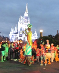 Disney trip movers shakers stilt walker Donald