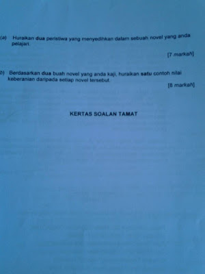 Hot : Soalan Percubaan SPM Bahasa Melayu Kertas 2 2013 