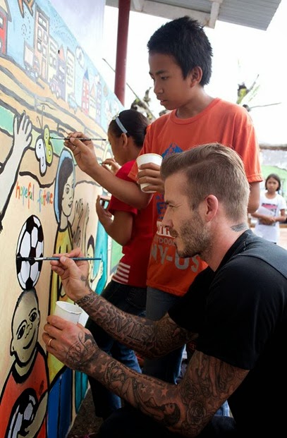 David Beckham Typhoon Haiyan Unicef (2)