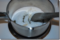 Caramelizing sugar
