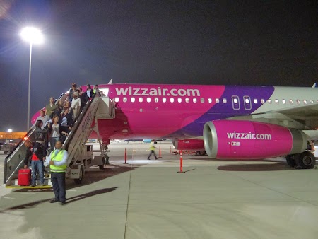 WizzAir pe aeroportul Dubai
