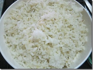 herbed rice, 240baon