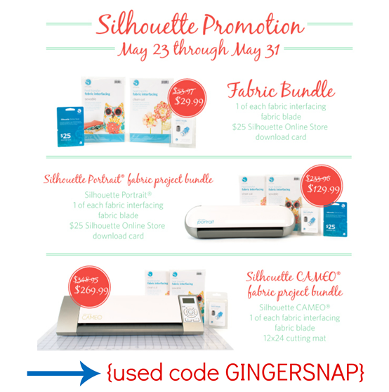 Silhouette Promotion {May 23-31}
