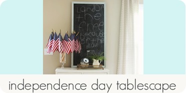 independence day tablescape