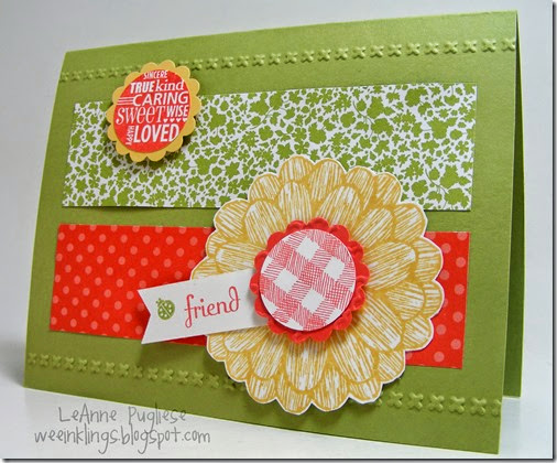 LeAnne Pugliese WeeInklings Paper Players 195 Decorate A Daisy Stampin Up