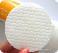 textured cotton pads