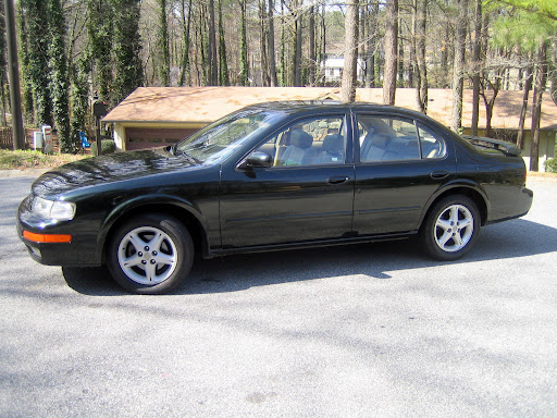 1997 Nissan maxima dark green #6