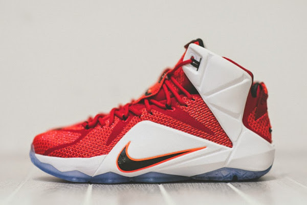 lebron 12 red and white
