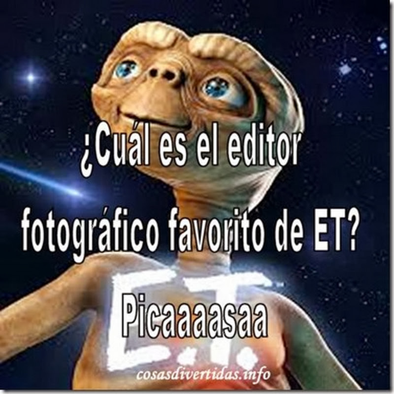 Humor E.T. y Picasa